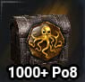 [Po8 Chest] Included 1000+Pieces of Eight